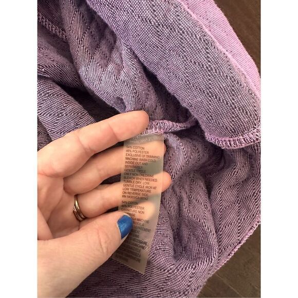 Allison Daley Lavender Quilted Zip Up - Picture 5 of 8